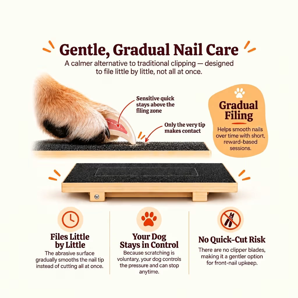 PIMBLO Adjustable Dog Nail Scratch Board